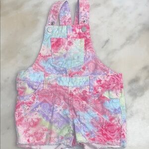 The Children's Place Pink and Blue Overalls